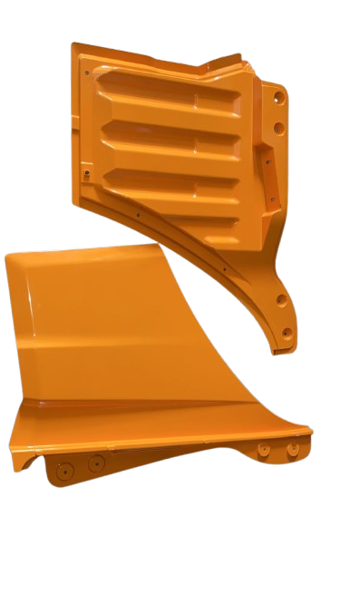 Накладка двери нижняя (пластиковая) X3000 (оранжевый металлик) правая SHACMANDZ14251330154 + DZ1425