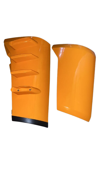 Обтекатель кабины правый SHACMAN X3000 оранжевый DZ14251110064+DZ14251110063