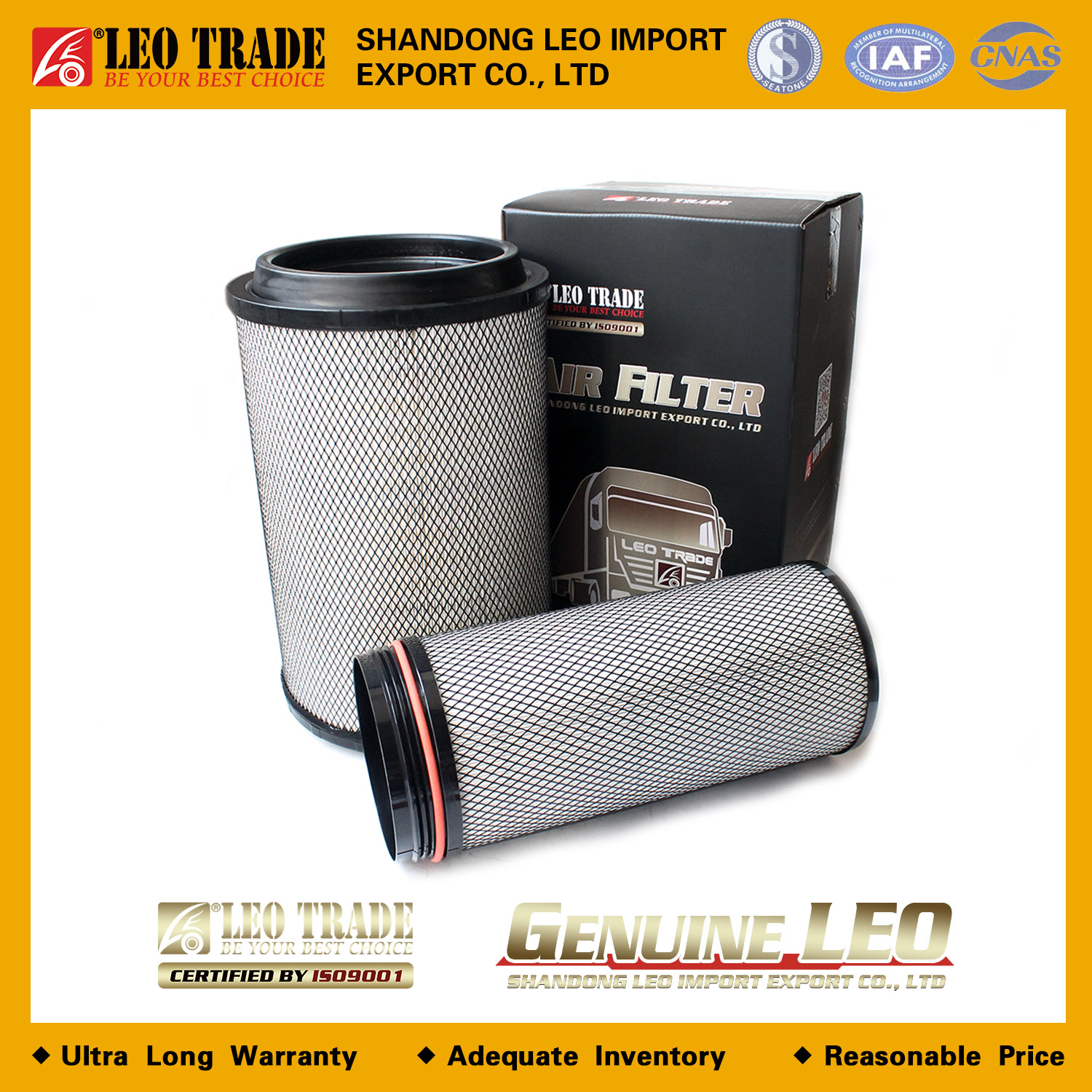 Фильтр воздушный K2841 качество WG9725190102/03 LEO