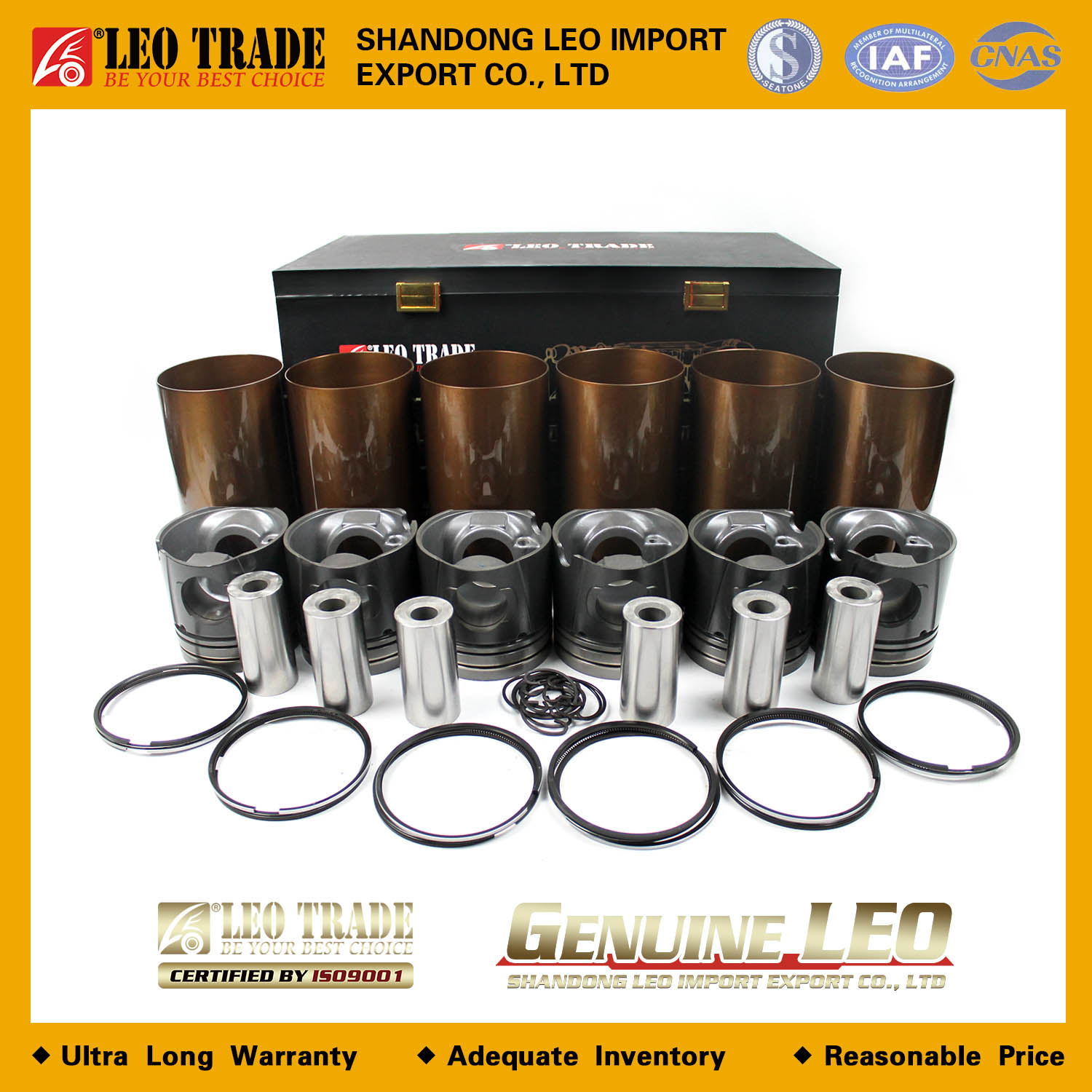 Поршневая группа евро-2(0011) E2-3A-0011 LEO