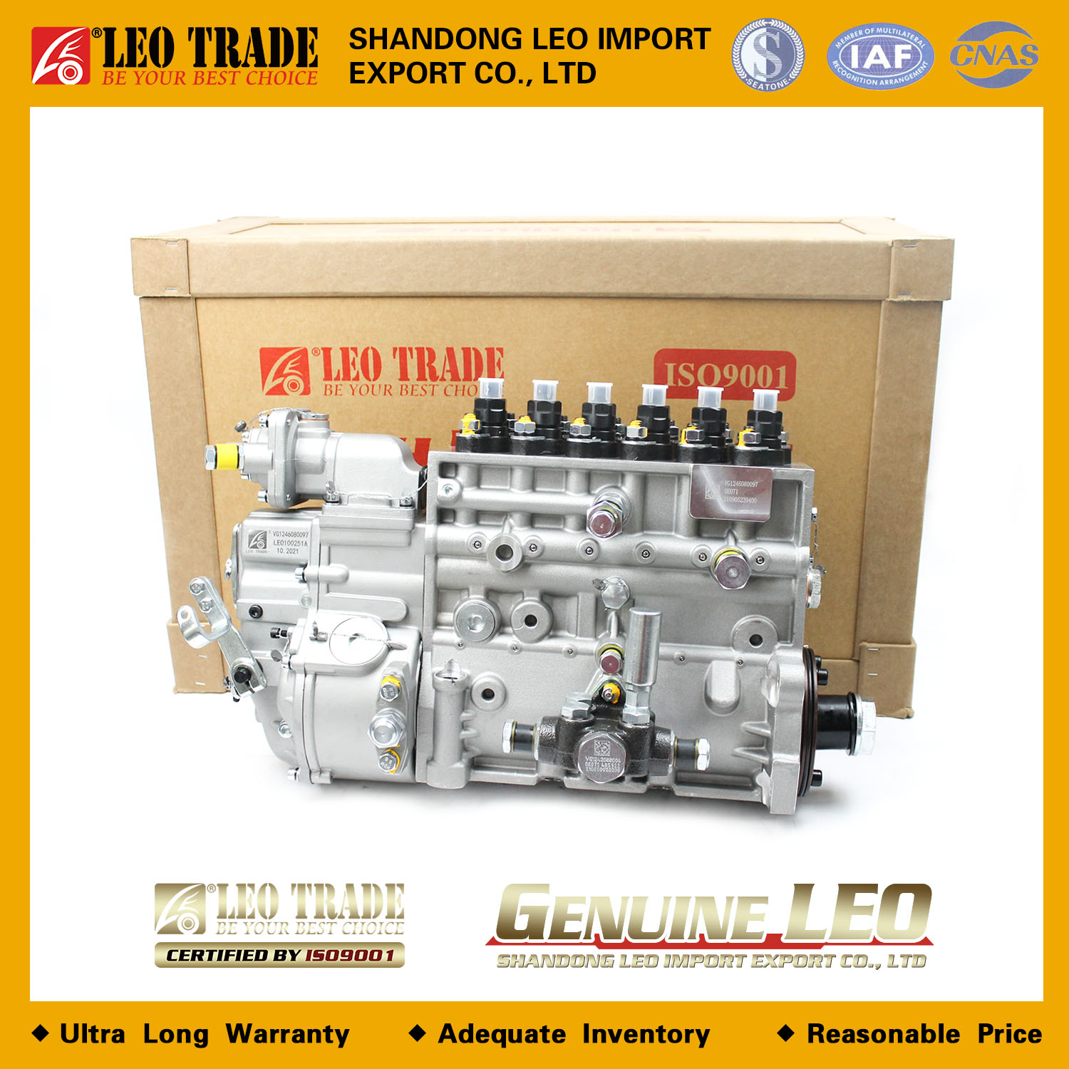 Топливная аппаратура ТНВД VG1560080022 LEO