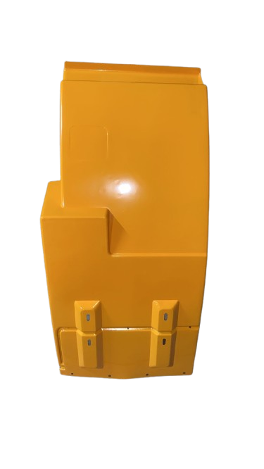 Брызговик задний кабины SHACMAN X3000 левый оранжевыйDZ13241230413