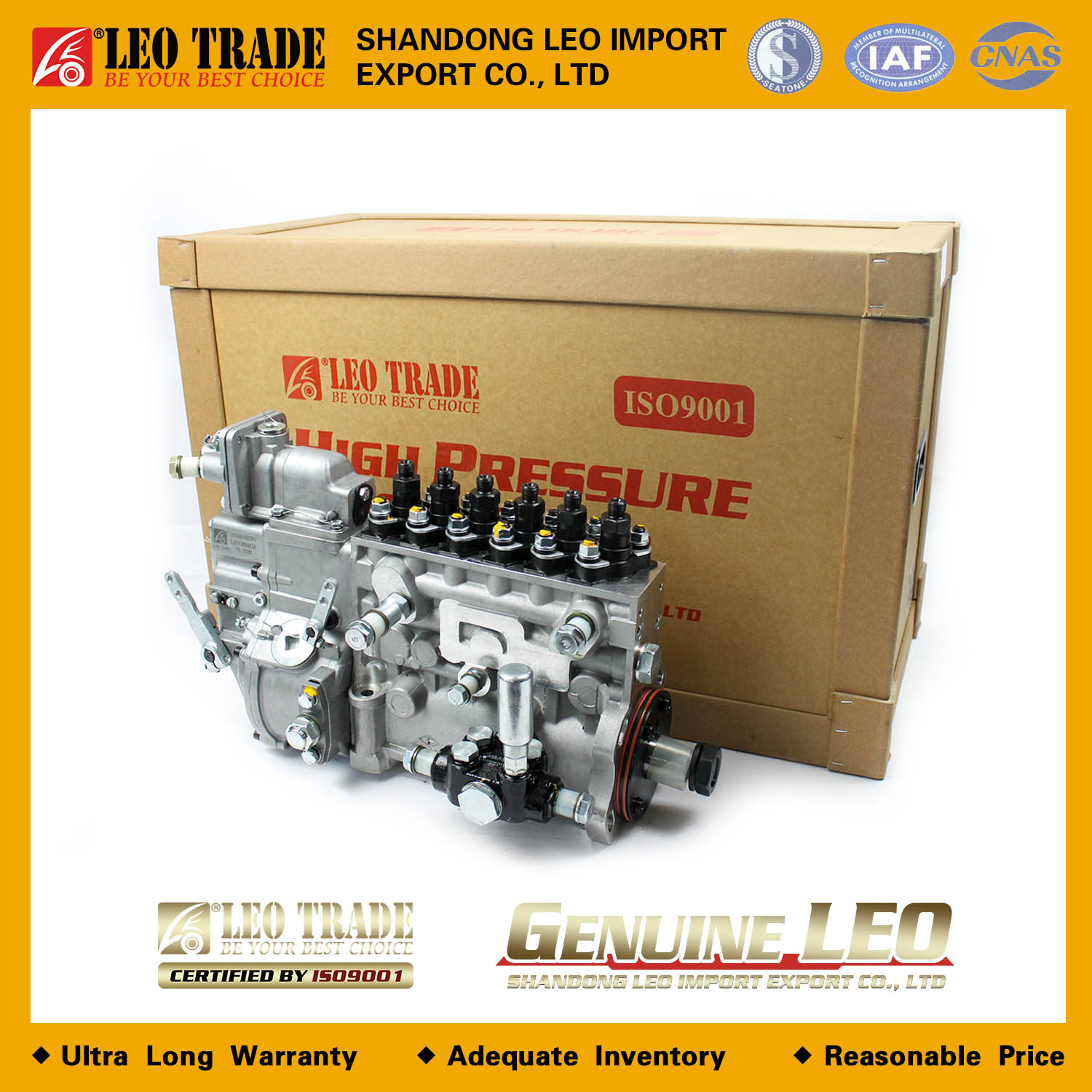 Топливная аппаратура ТНВД 612601080397 LEO