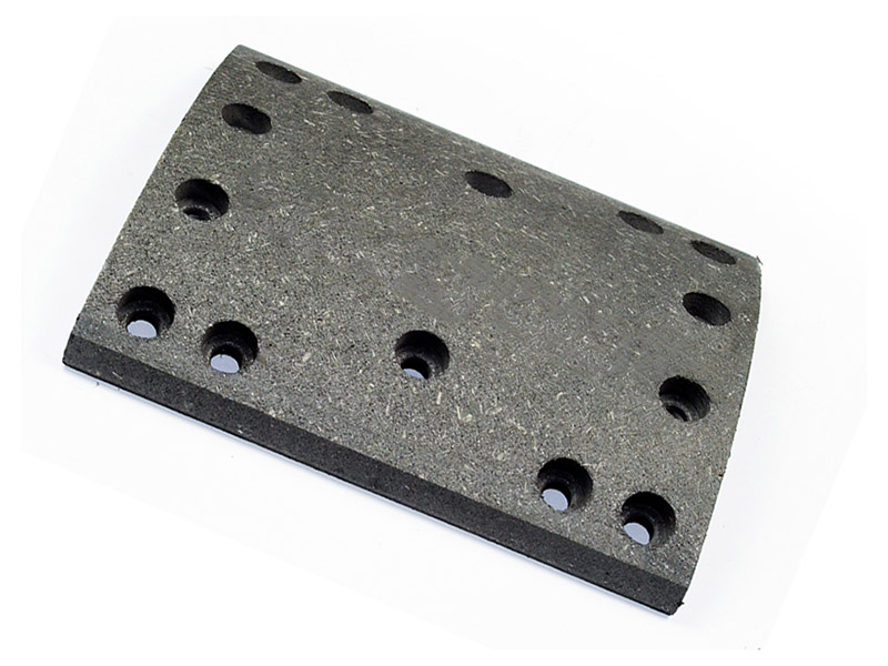 Накладка тормозная задняя 14 отверстий QINYAN красные WG9231342069