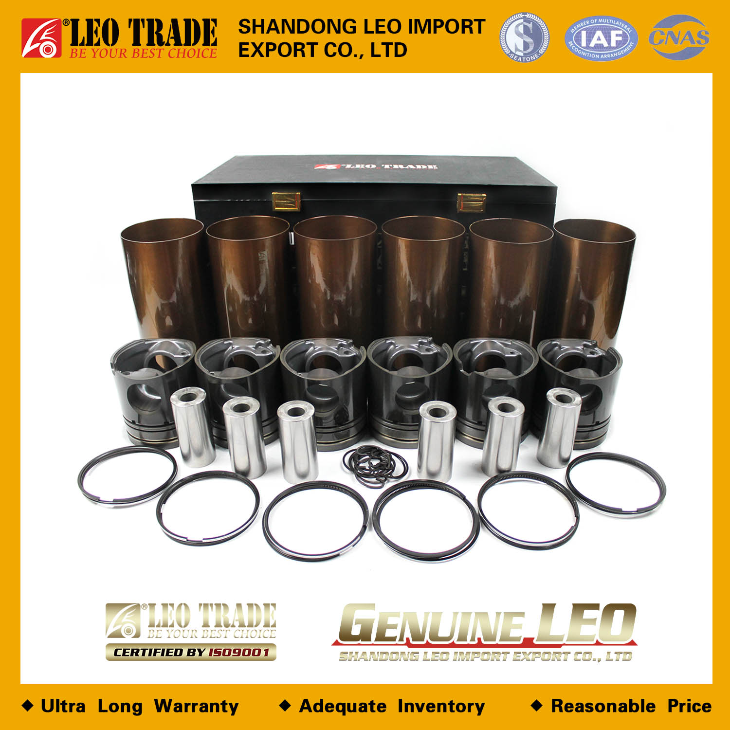 Поршневая группа 68C (спецтехника) WD615-0015/68C LEO